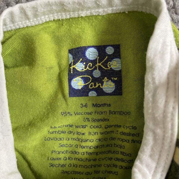 Kickee Pants Sleeper Pajamas + Bodysuit Size 3-6 Months Bamboo Soccer‎ Ball - Picture 6 of 7